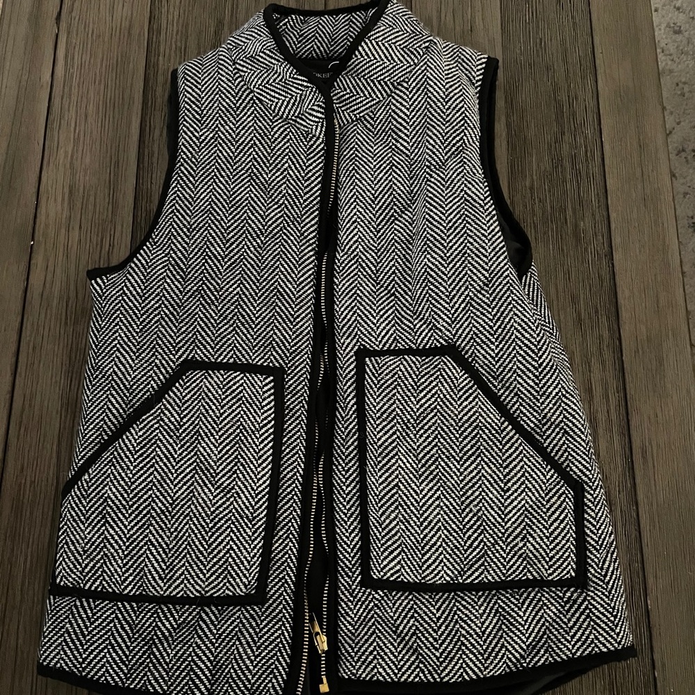 Black Chevron Vest